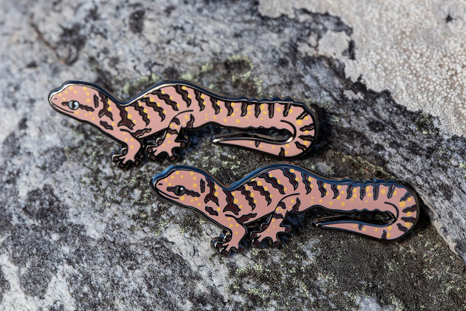 Courtney Hundermark - Gravel Pygmy Gecko enamel pin
